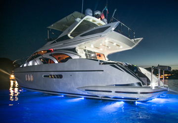 55' Azimut Cabo Luxury Yacht Charters, Los Cabos Boat Rentals, Yacht Charters Cabo San Lucas, Baja Sur mexico La Paz,