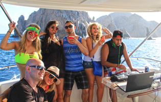 dj on  yacht Los Cabos, Mexico